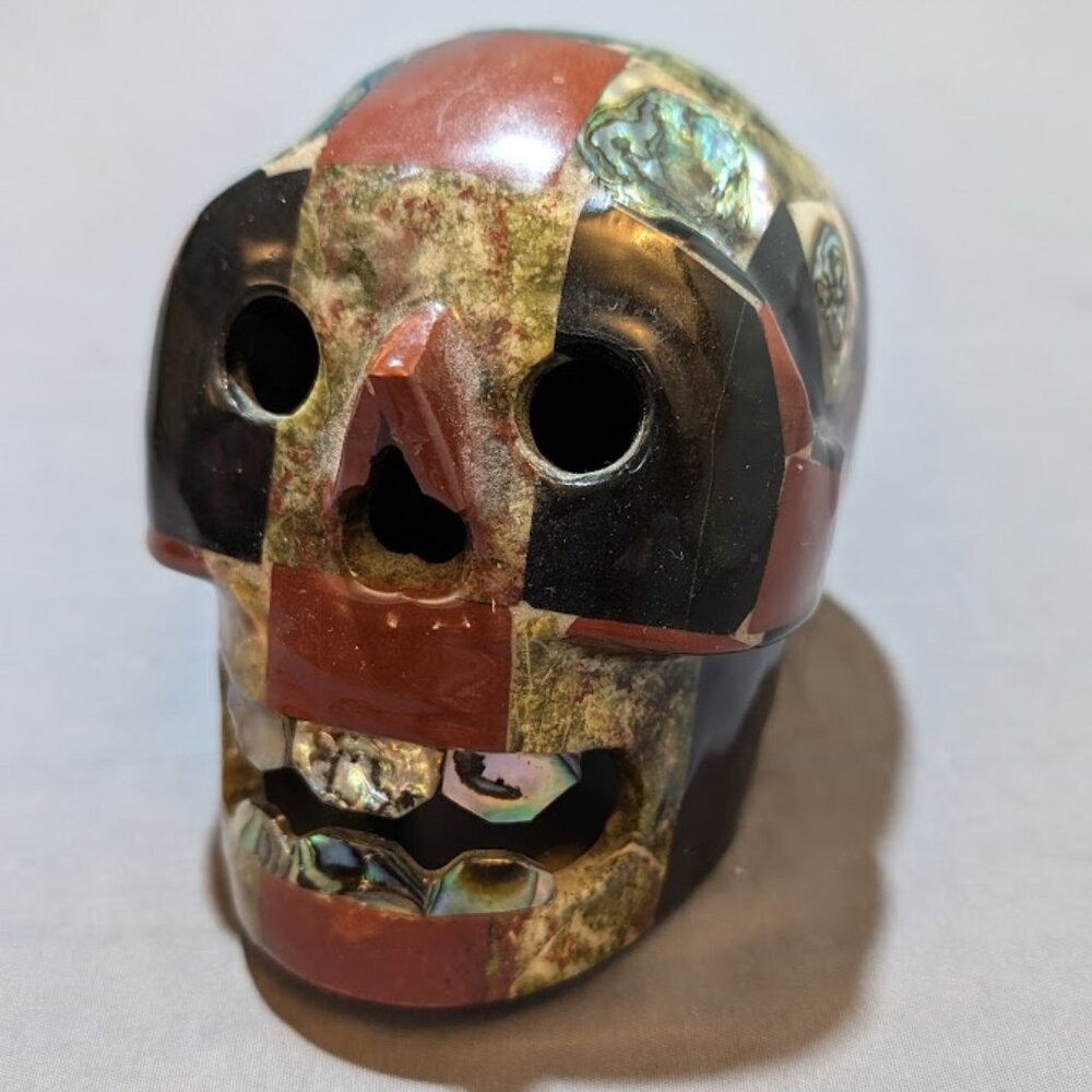 Mosaic Stone Skull